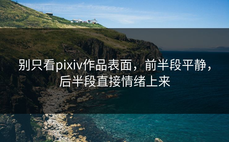 别只看pixiv作品表面，前半段平静，后半段直接情绪上来